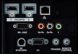 Terminali sulla parte posteriore (DLA-X90R / DLA-X70R)