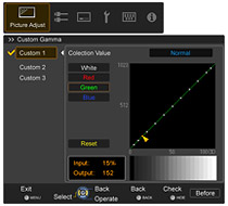 gamma control