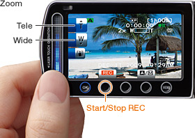 Funzione Laser Touch