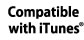 Compatibile con iTunes