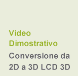 Video Dimostrativo Conversione da 2D a 3D LCD 3D