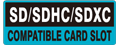Scheda Slot SD/SDHC/SDXC Compatibile