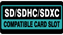 Slot compatibile con schede SD/SDHC/SDXC 