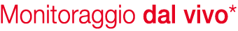 Monitoraggio dal vivo