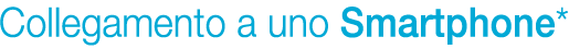 Collegamento a uno Smartphone