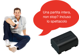 Potente batteria da 2 ore