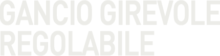 GANCIO GIREVOLE REGOLABILE